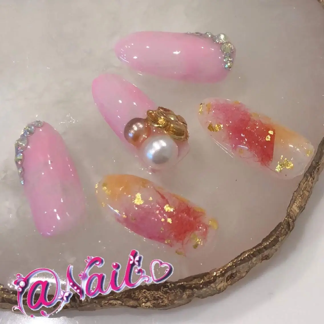ネイル ネイルチップ 小尾 栞のネイルデザイン