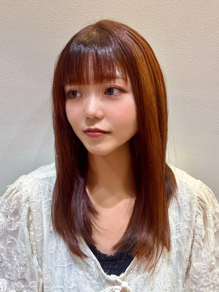 セミロング ayumi🦖/ 似合わせカラー🤎のヘアスタイル
