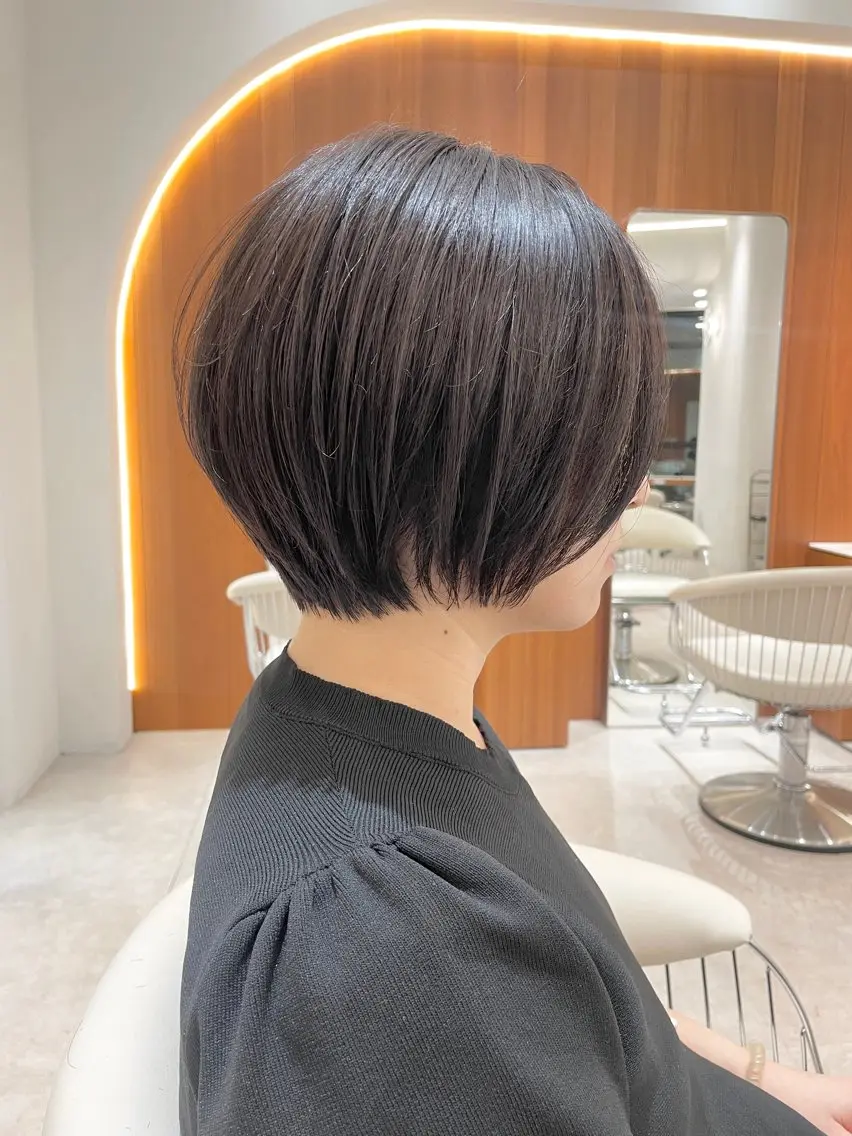 ショート カラー カット ヘアカラー 縮毛矯正 トリートメント 【渋谷】ボブ・ レイヤーボブ特化✂︎のヘアスタイル