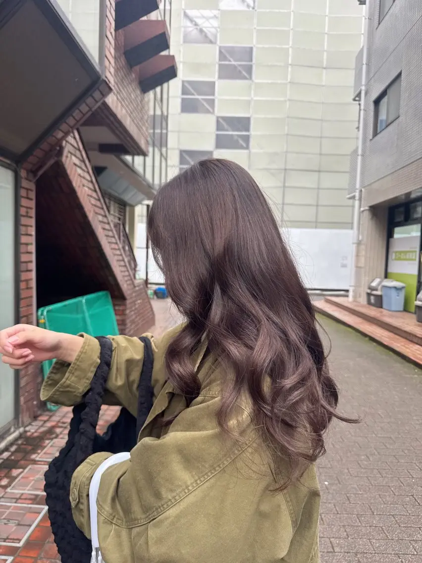 ロング カラー 透明感カラー トリートメント Shiho 🦋 ／ヘッドスパのヘアスタイル