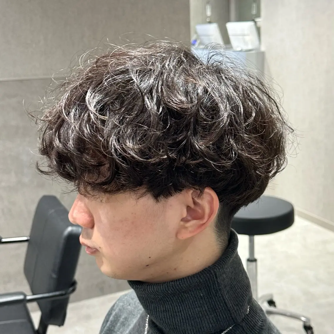 ✨無造作な質感が大人気✨メンズカット＋シャドウパーマ＋前処理剤［施術時間150分］の写真