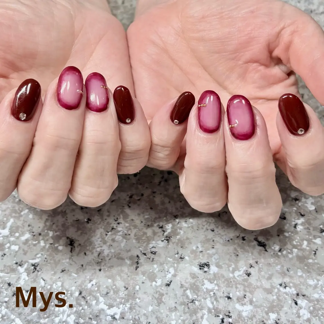 ネイル ハンドネイル Mys. 三上紗紀のネイルデザイン