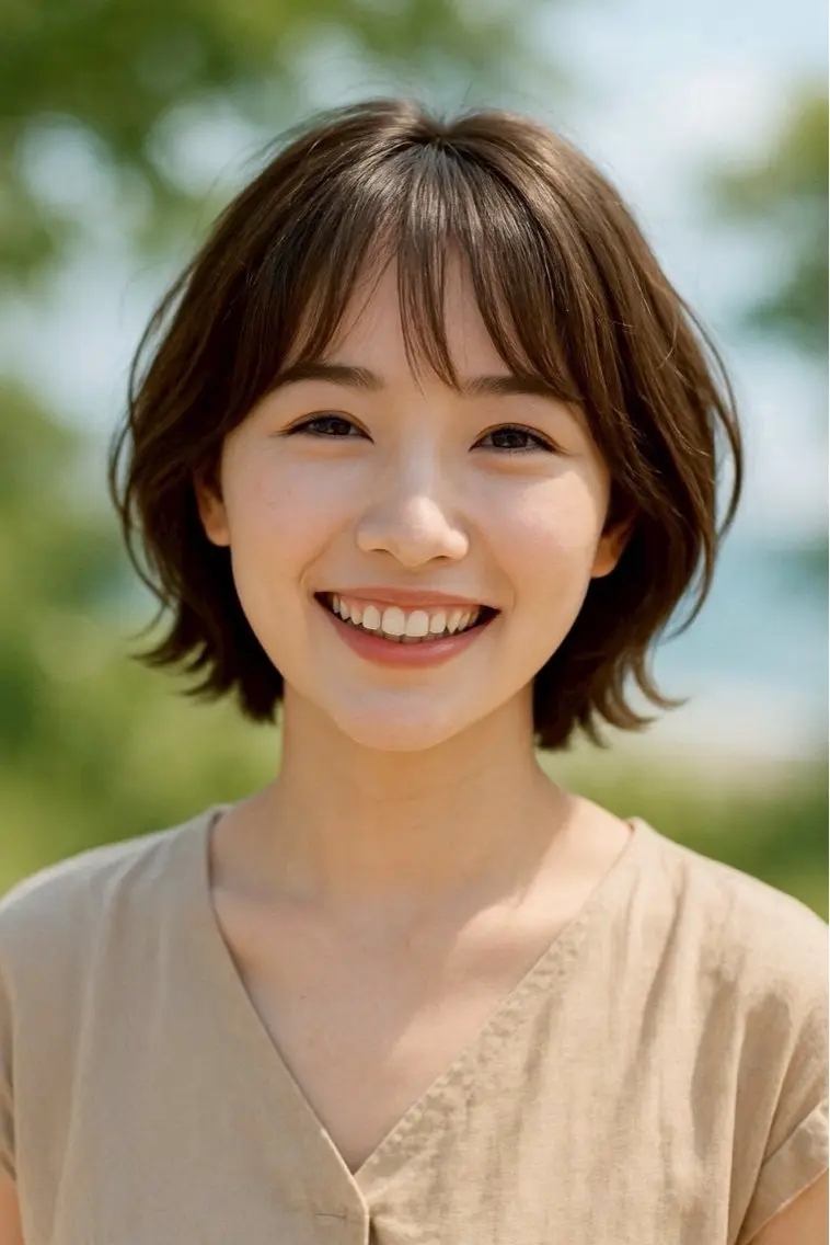 カラー ボブ ✱リンクスハート✱ ✱島岡　茉生✱のヘアスタイル