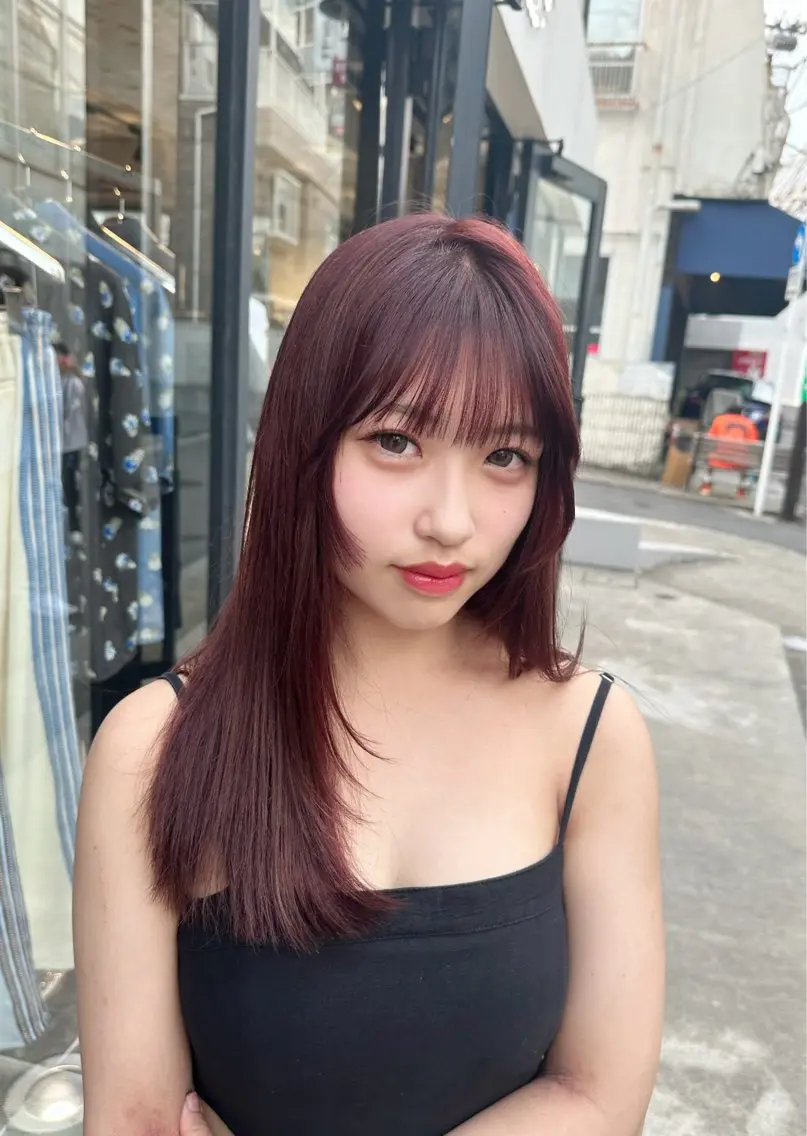 セミロング hair salon en/NONOのヘアスタイル
