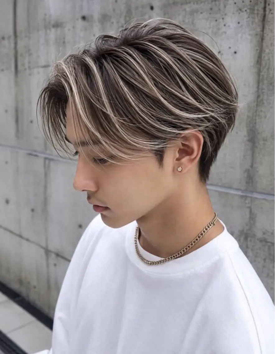メンズ ヘアカラー D.Log junpeiのヘアスタイル