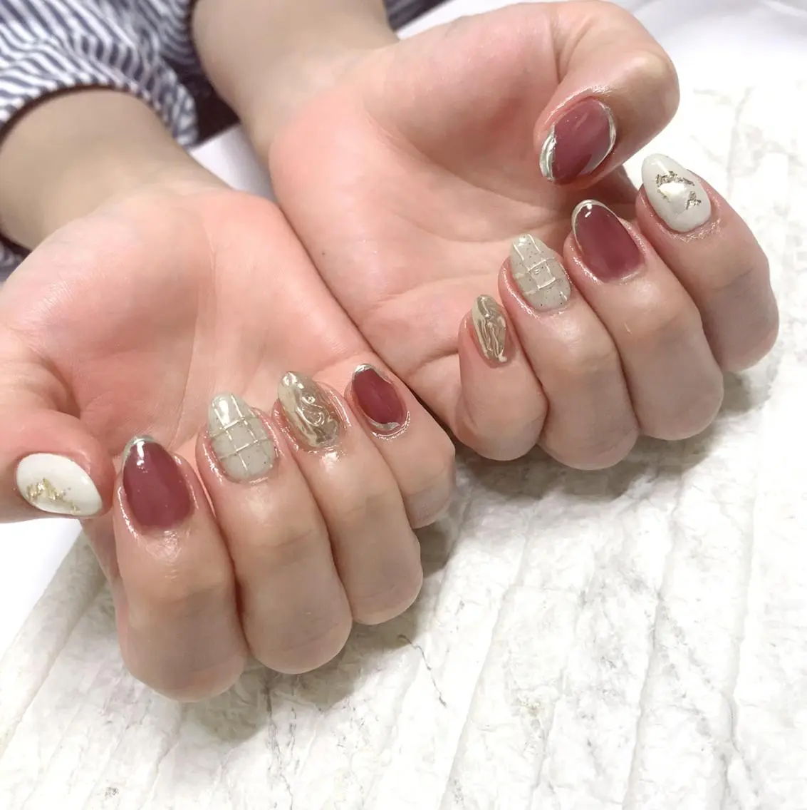 ネイル アートネイル ハンドネイル yochi nailのネイルデザイン