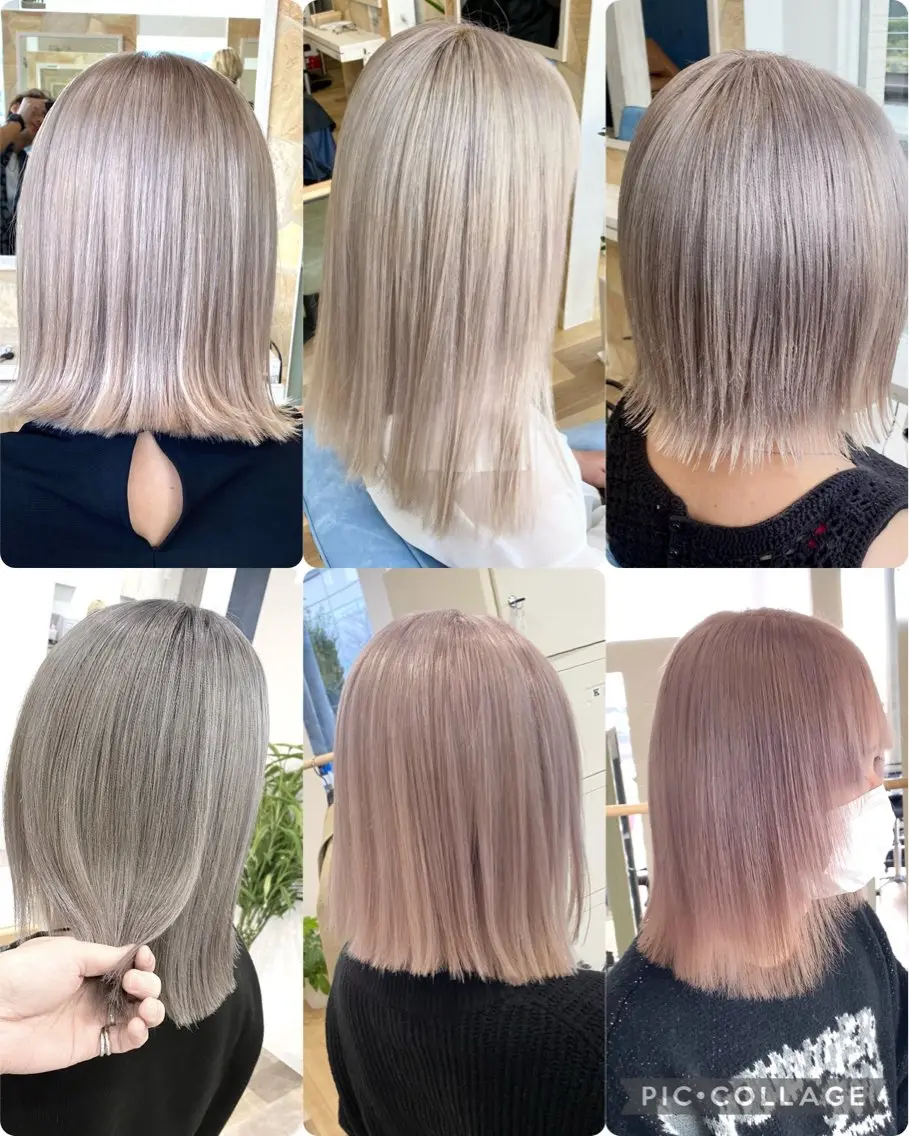 ヘアカラー ケアブリーチ 黒瀬有汰のヘアスタイル