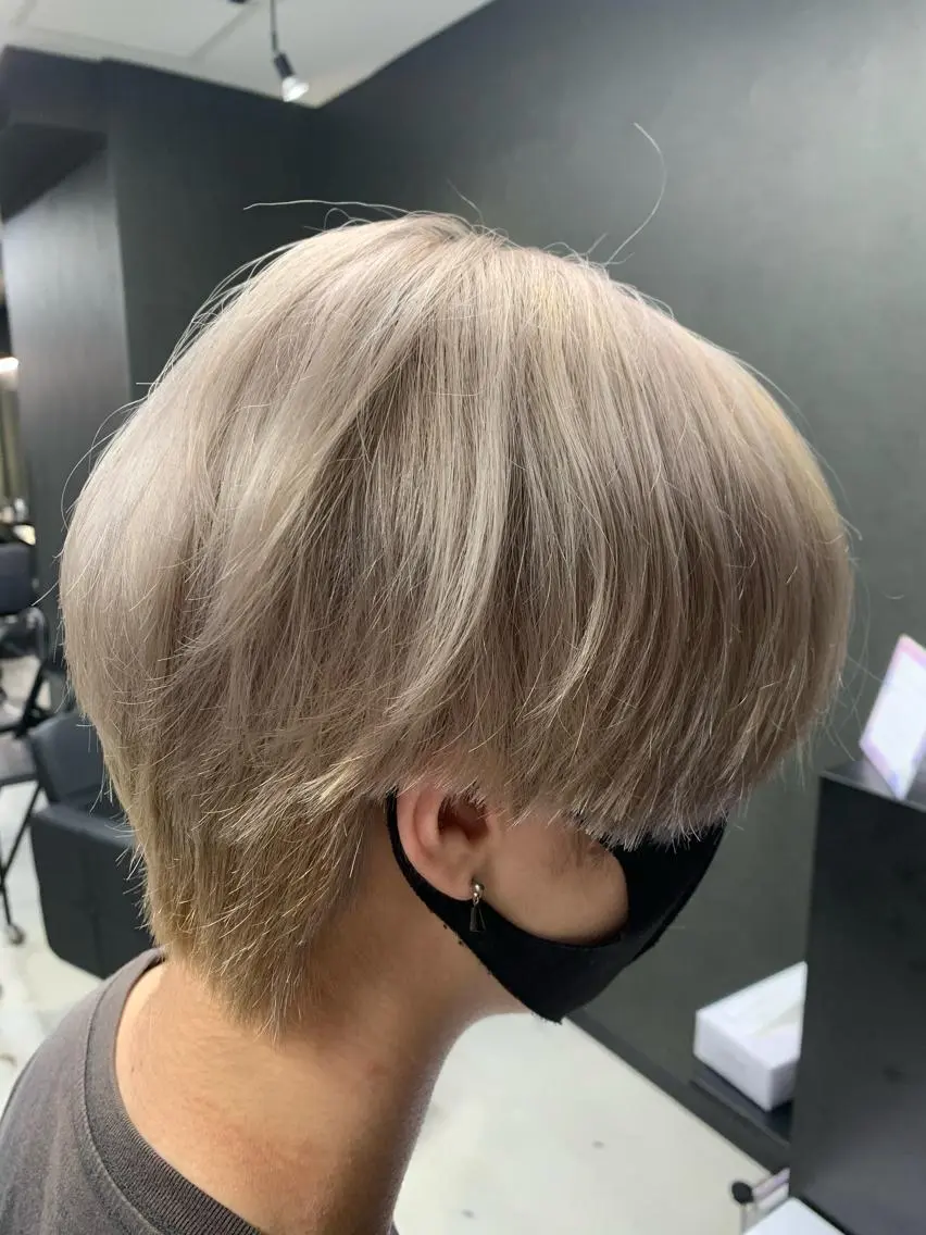 【メンズ限定】カット+2回ブリーチ＋フルカラーの写真
