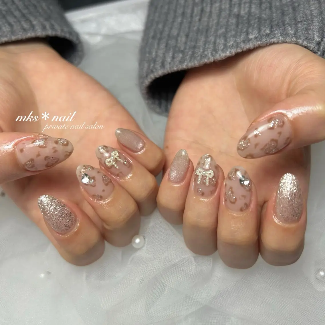 ネイル mks＊nail //  枚方長尾のネイルデザイン