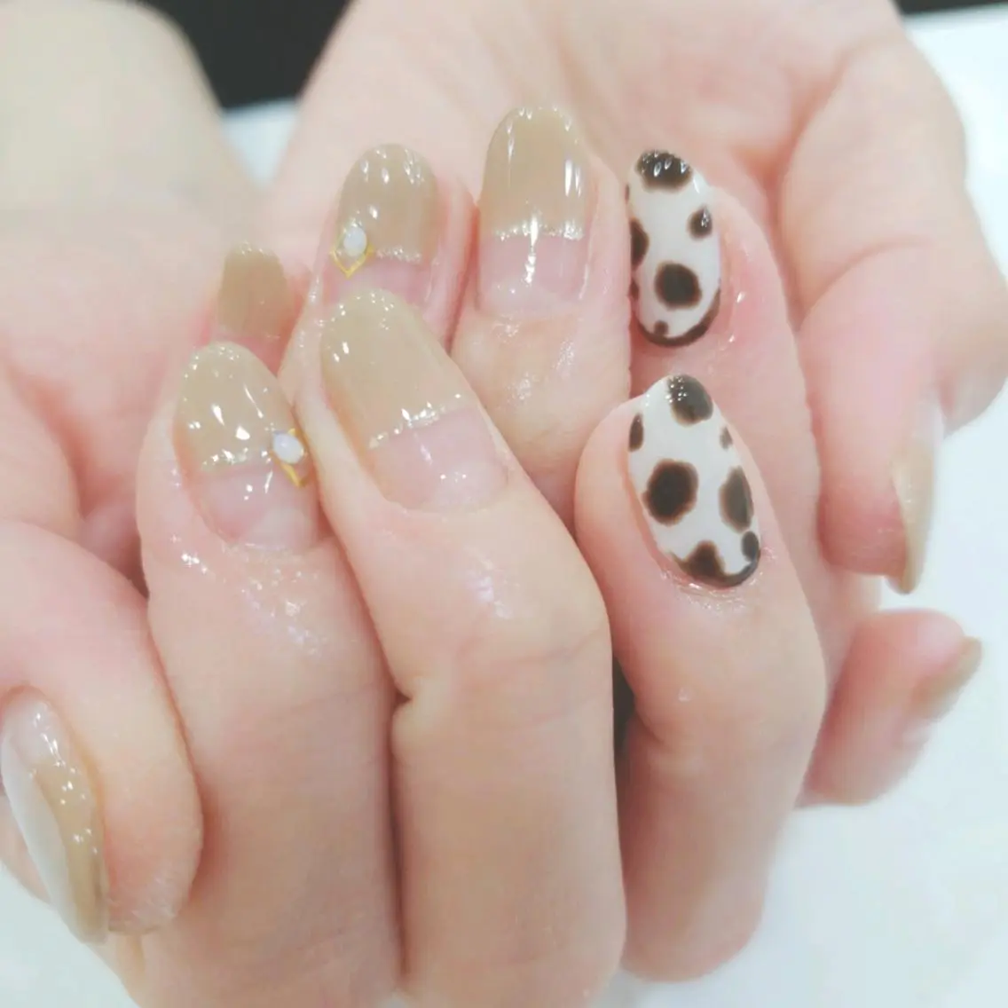 ネイル フレンチネイル ハンドネイル kahosan 𓆉のネイルデザイン