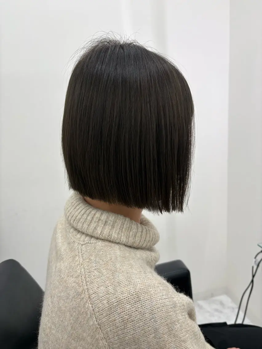 ショート ボブ カット ヘアカラー トリートメント 髪質改善サロン🫧 セキチサトのヘアスタイル