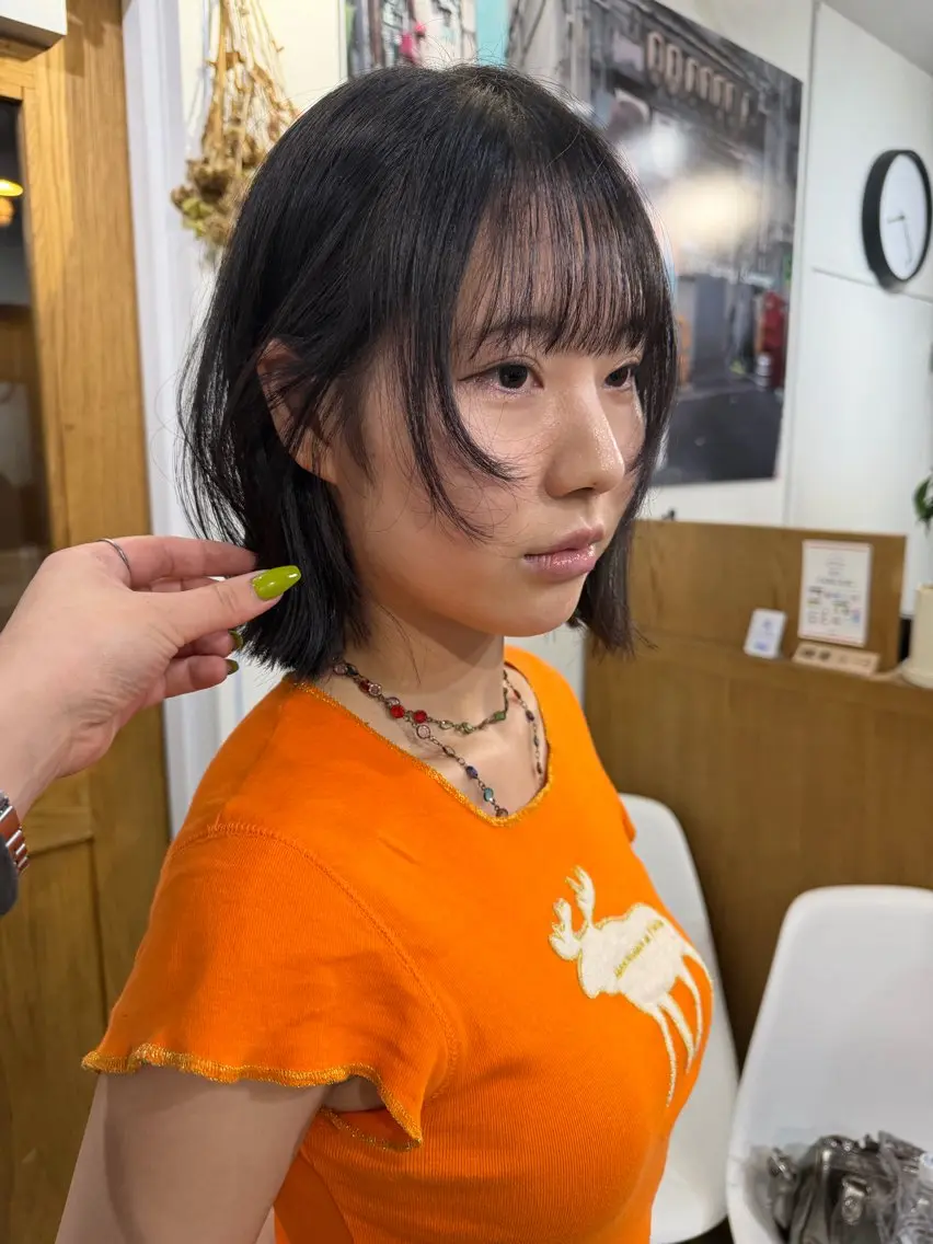ショート カット ボブ人気No,1✨ TAME副店長のヘアスタイル
