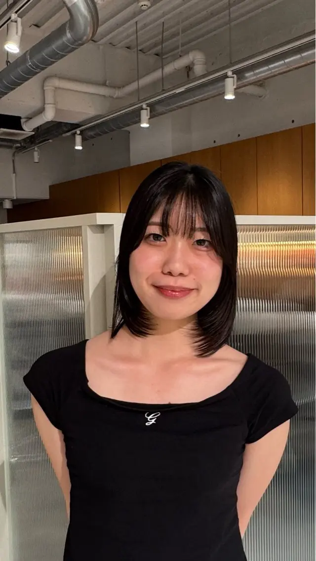 セミロング 顔周りカット レイヤーカット カット 🐰カットモデル募集 🐰大場杏里🐰のヘアスタイル