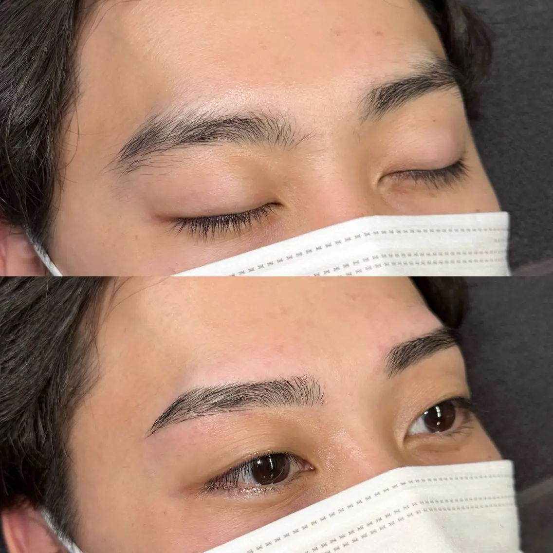 🌟垢抜け眉毛をご提案🌟《HP掲載可能なモデルさん募集🙆‍♂️》メンズ眉毛ワックス✨（毛抜き、カット込み）の写真
