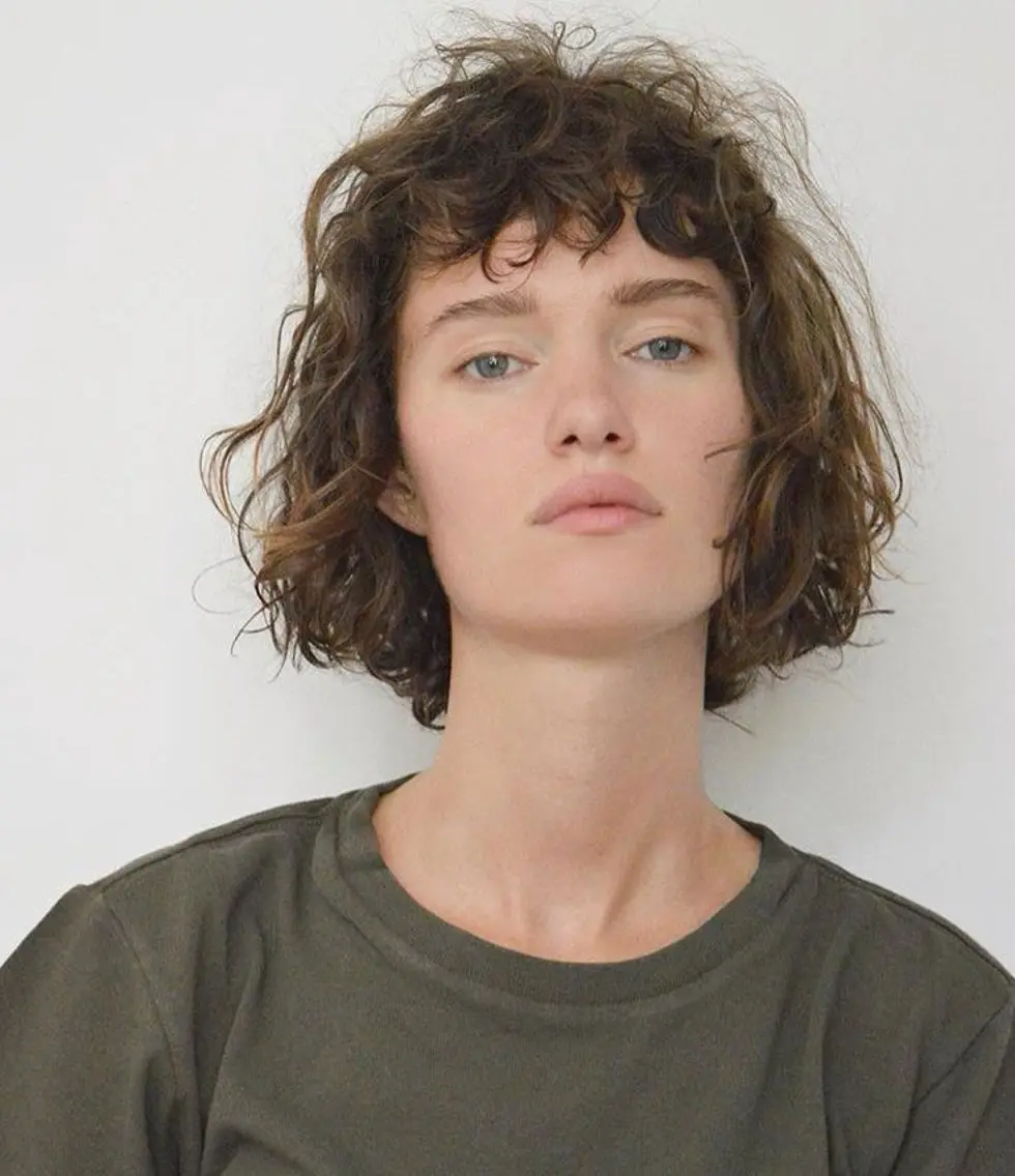 ショート パーマ 西山 凜のヘアスタイル