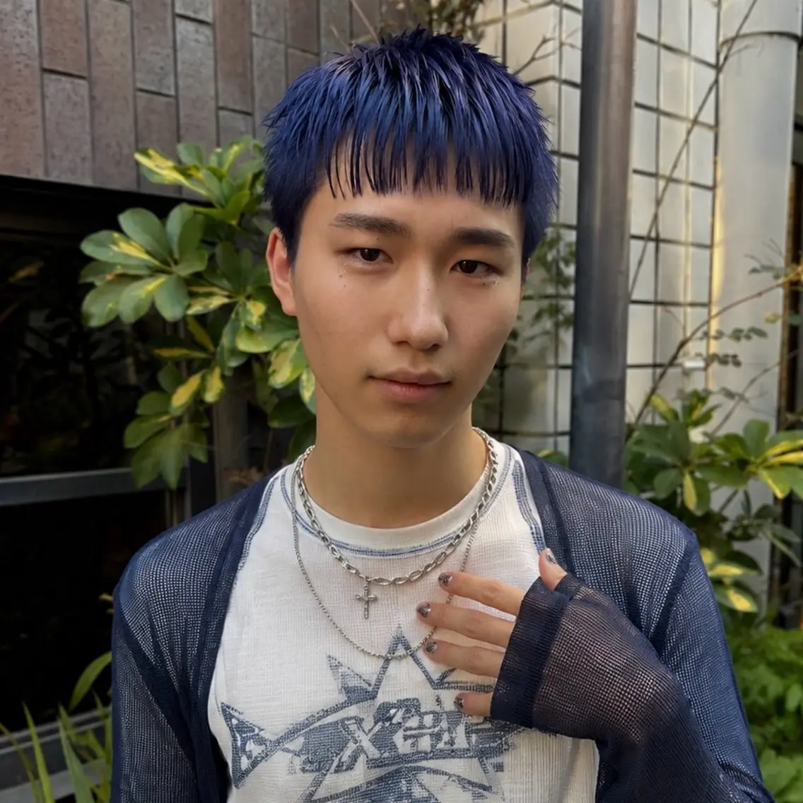 ショート 顔まわりレイヤー 顔周りカット ハッシュカット 韓国風ヘア レイヤーカット カット ヘアカラー トリートメント ハイトーン/レイヤー カット/TAKEのヘアスタイル