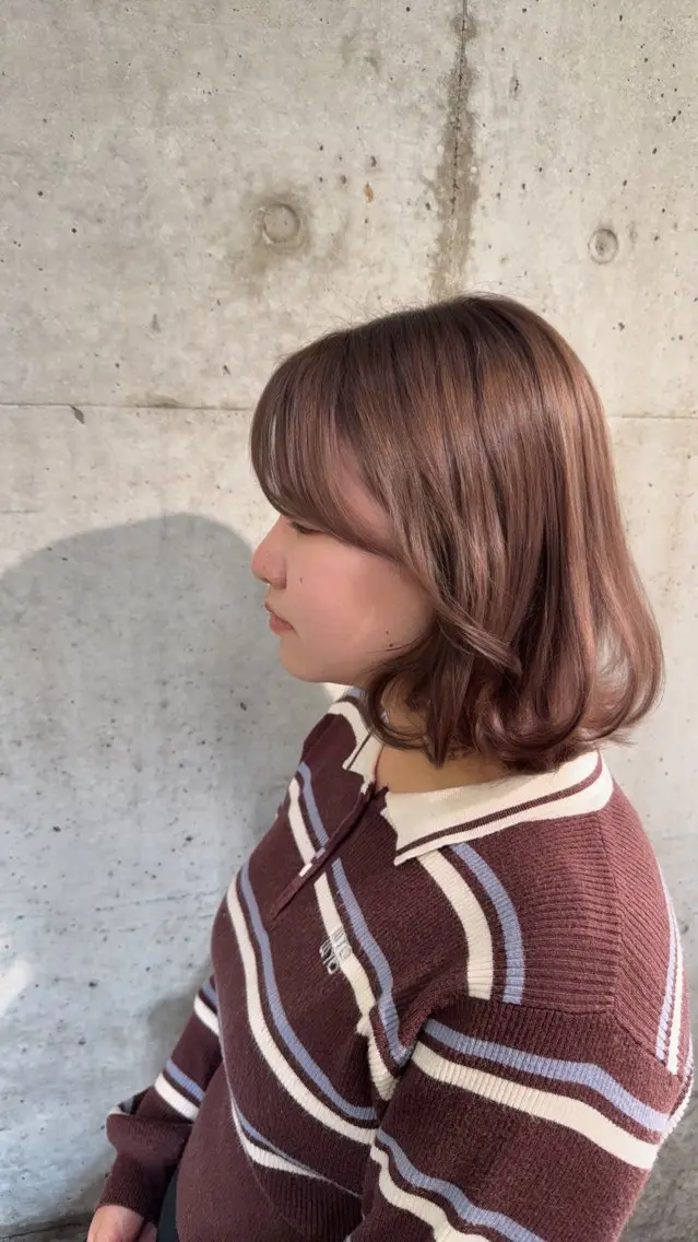 カラー ブリーチ 透明感カラー グレージュ Blink/大分 Tomomiのエステ・リラクイメージ