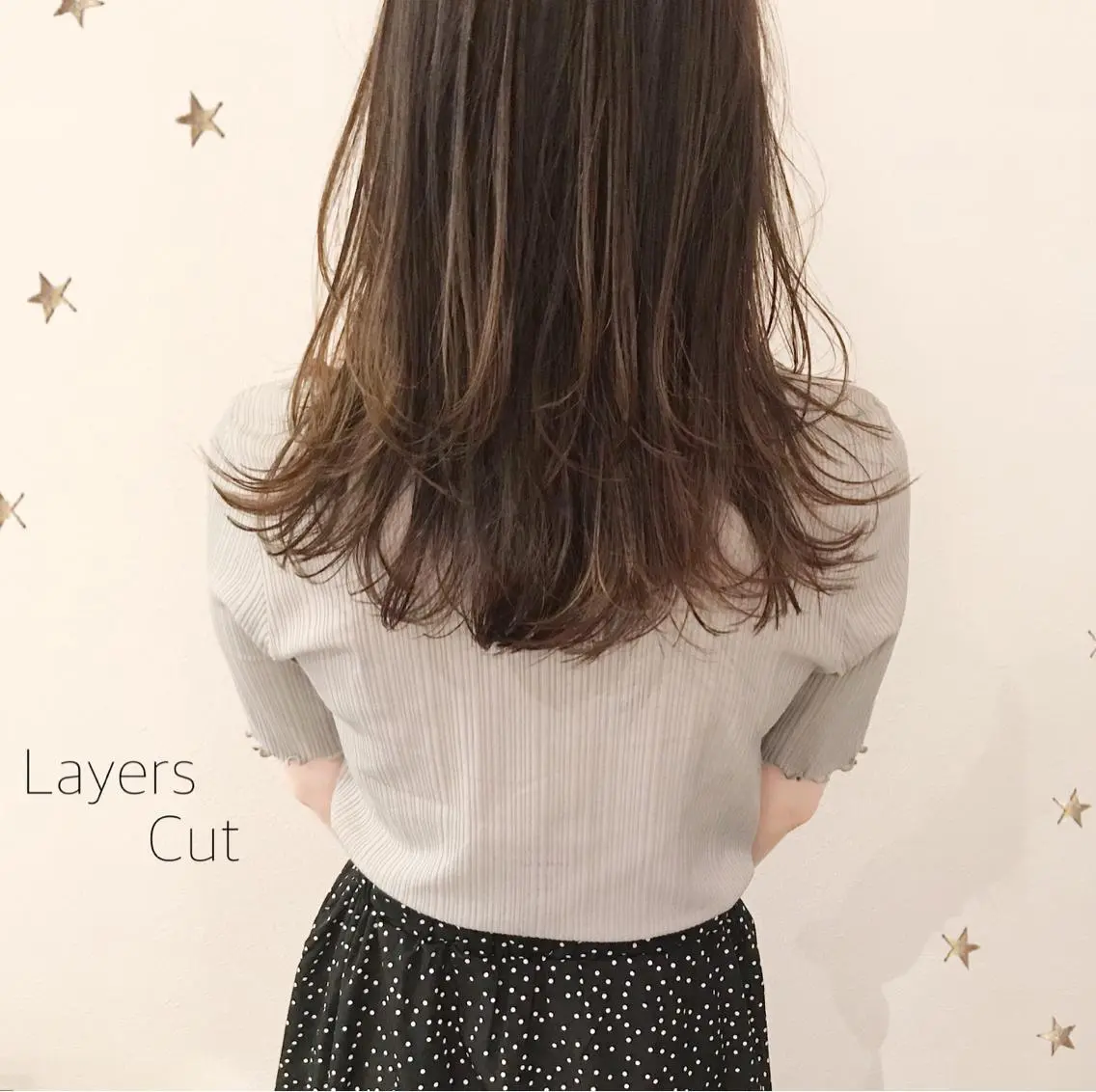 セミロング 市川 千夏のヘアスタイル
