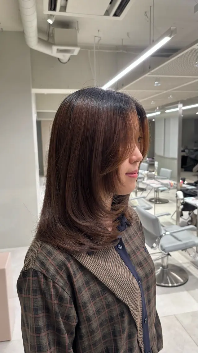 セミロング レイヤーカット モデル募集中🌟 Misakiのヘアスタイル