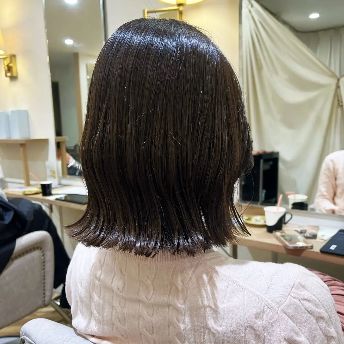 ショート カット ヘアカラー 韓国ﾍｱ&ｼｮｰﾄ ボブ💜桑原のヘアスタイル