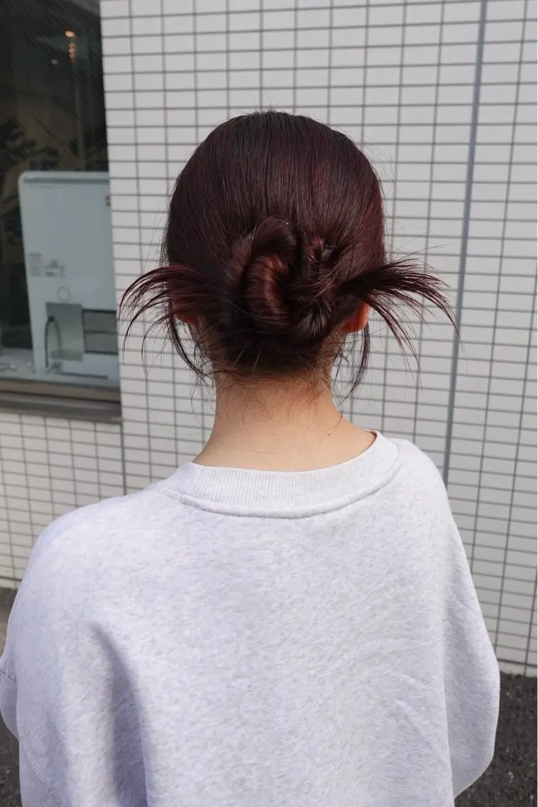 ヘアセットの写真
