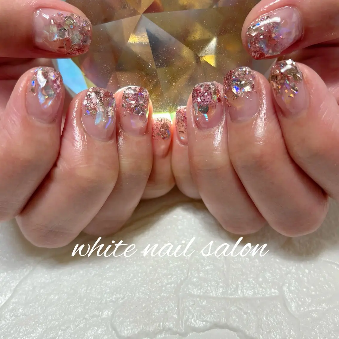 ネイル フットネイル ハンドネイル white nail salonのネイルデザイン