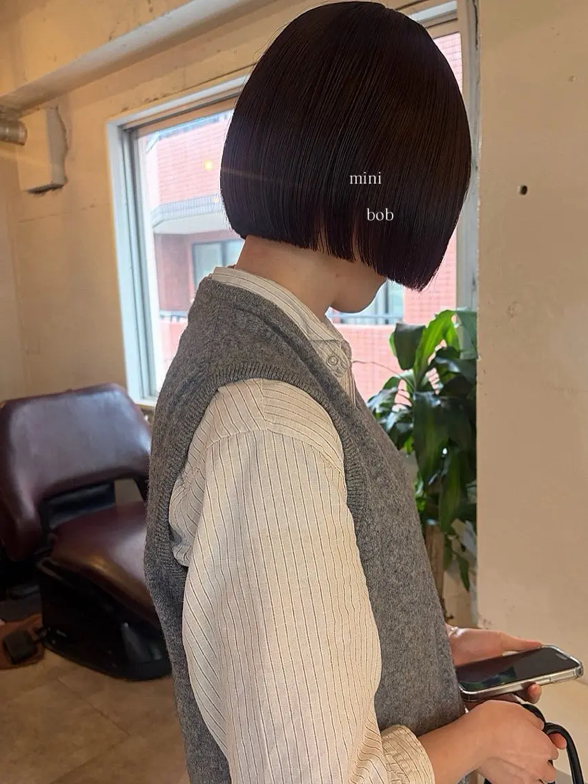 ショート カット ヘアカラー トリートメント 横浜美容室LINE /古賀紅音のヘアスタイル