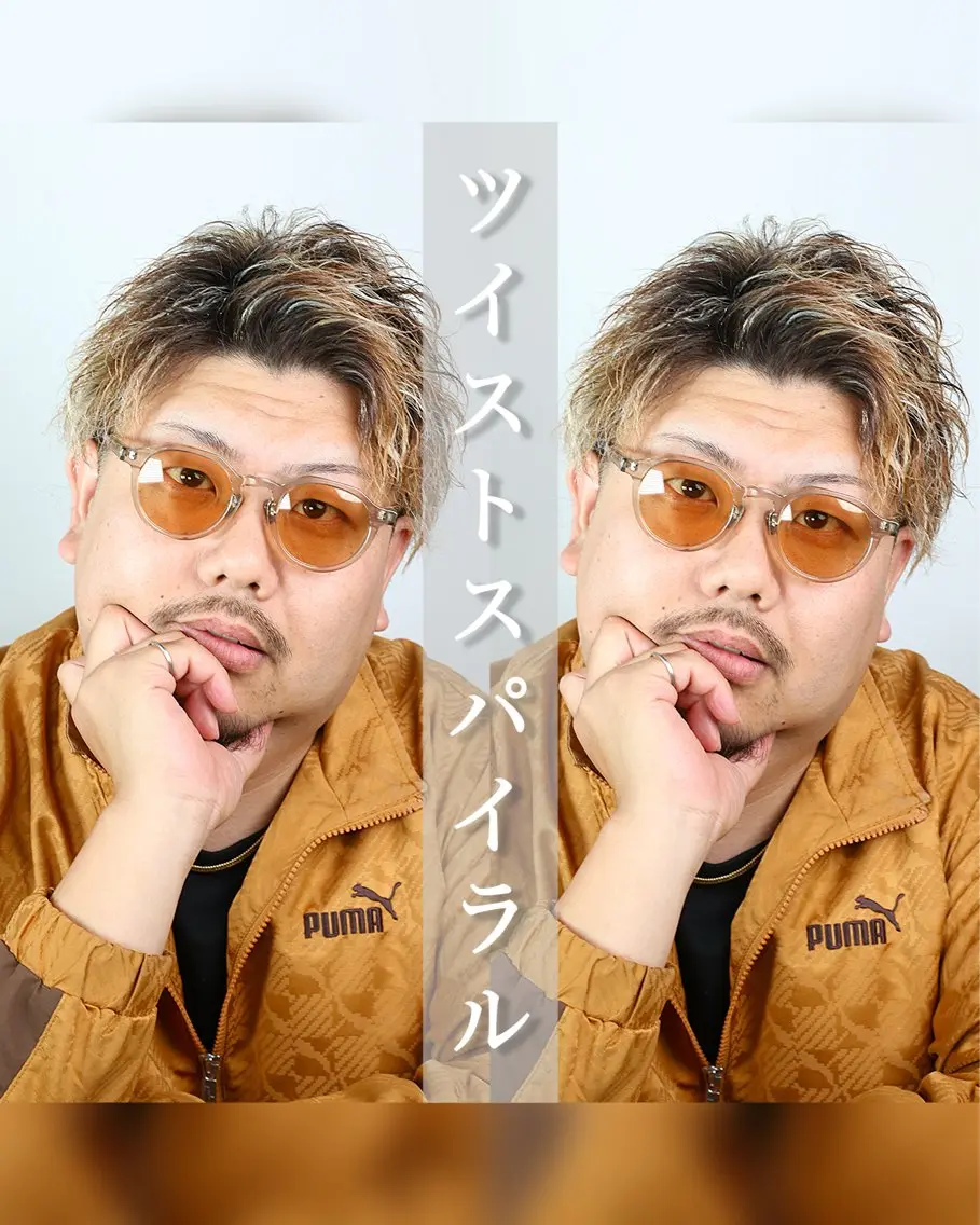 パーマ メンズ 山内 優成のヘアスタイル