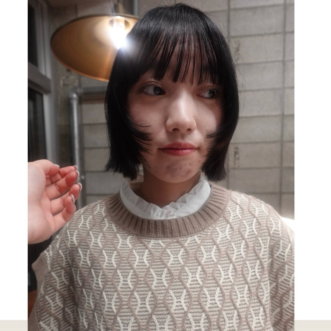 カット カエデ🦔 カット・パーマのヘアスタイル