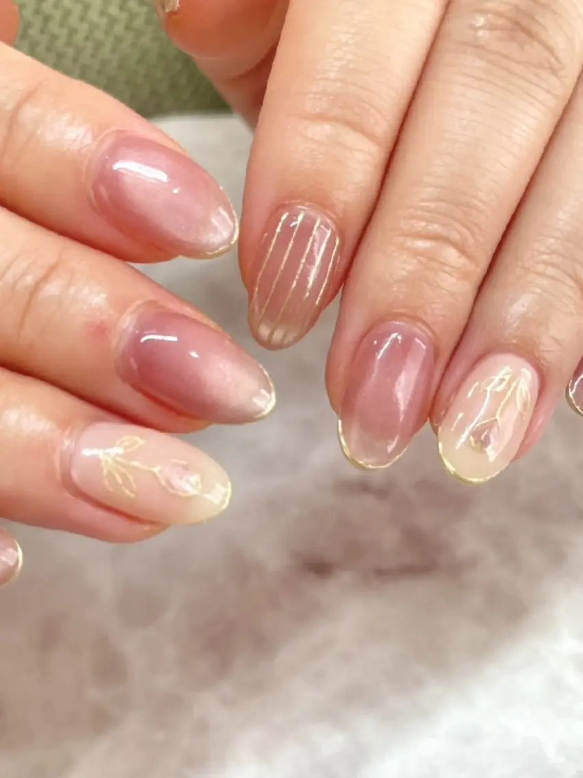 ネイル ハンドネイル Beautiful Meかえでのネイルデザイン