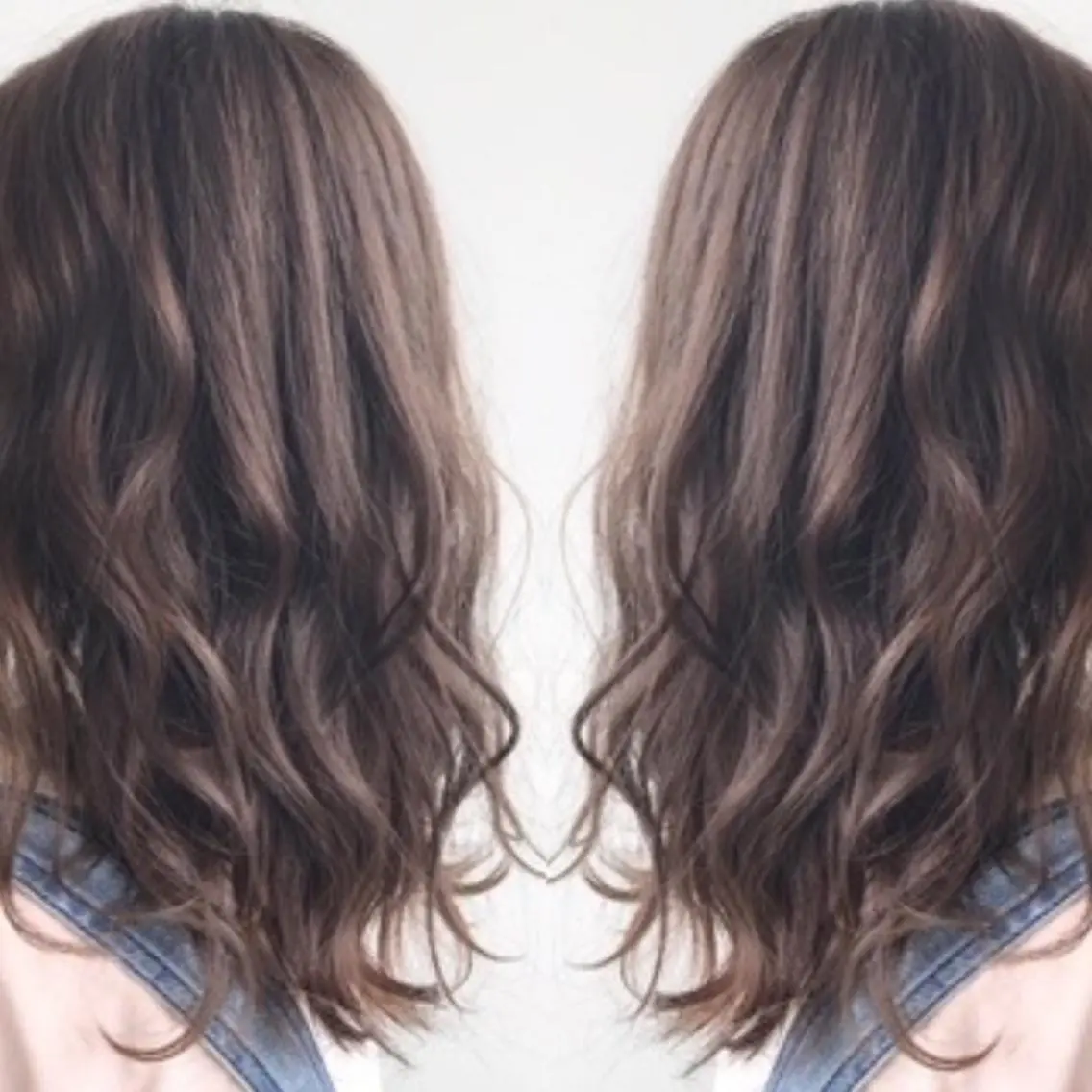 セミロング ricca♪ 反町のヘアスタイル