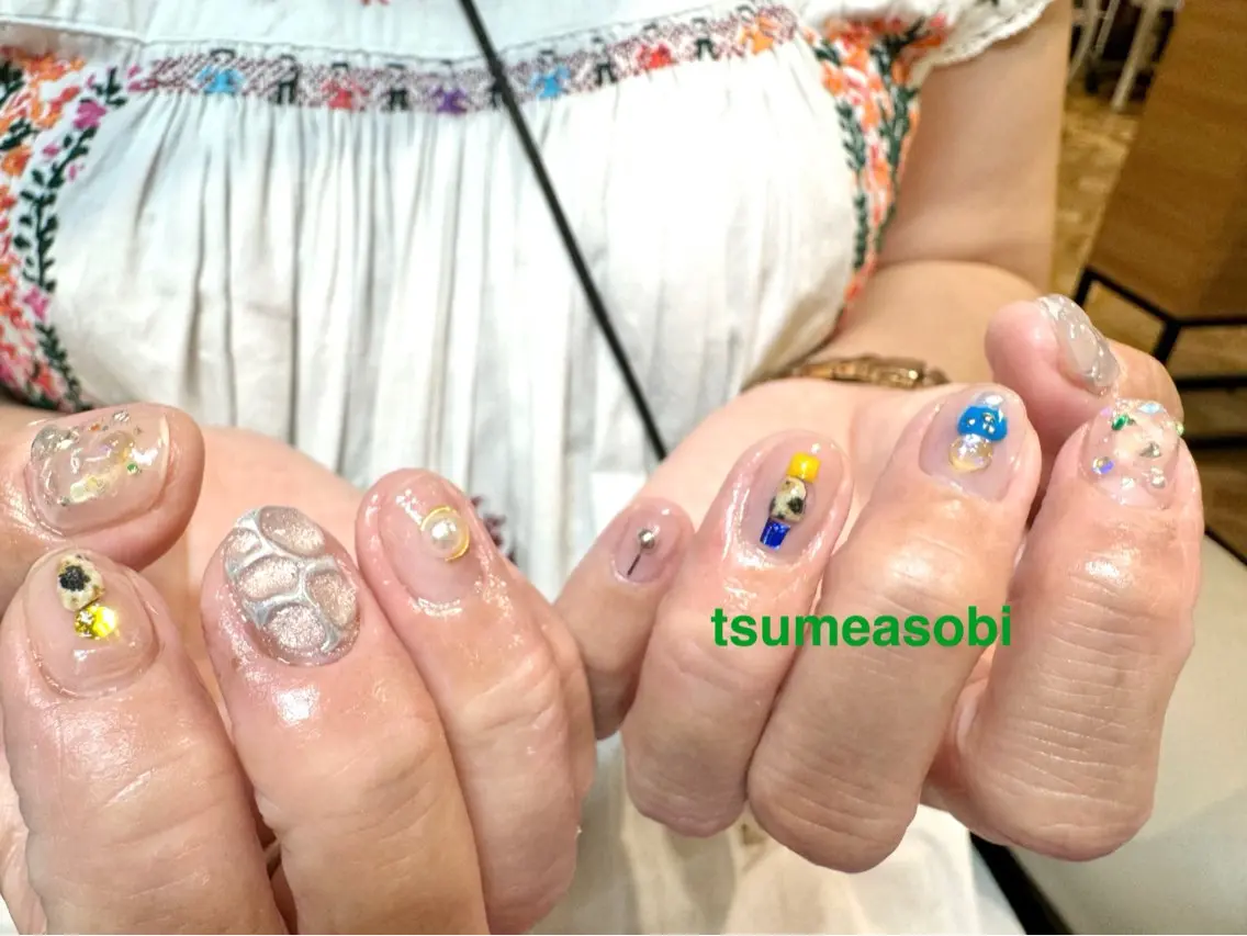 ネイル ハンドネイル tsumeasobi 🪬macoのネイルデザイン
