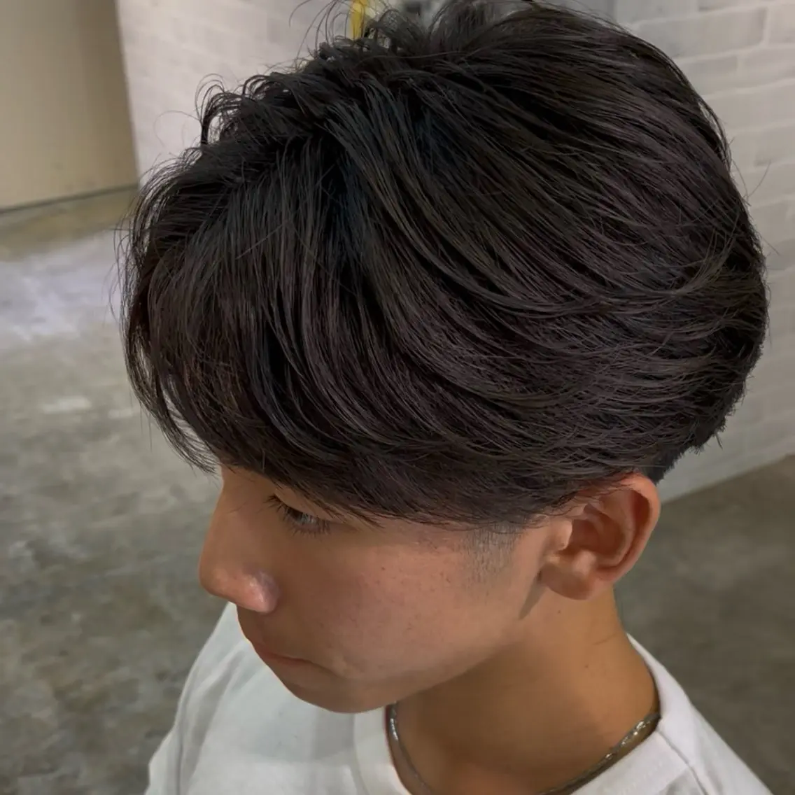 メンズ カット パーマ フェザーパーマ🌙 毛流れ yuzukiのヘアスタイル