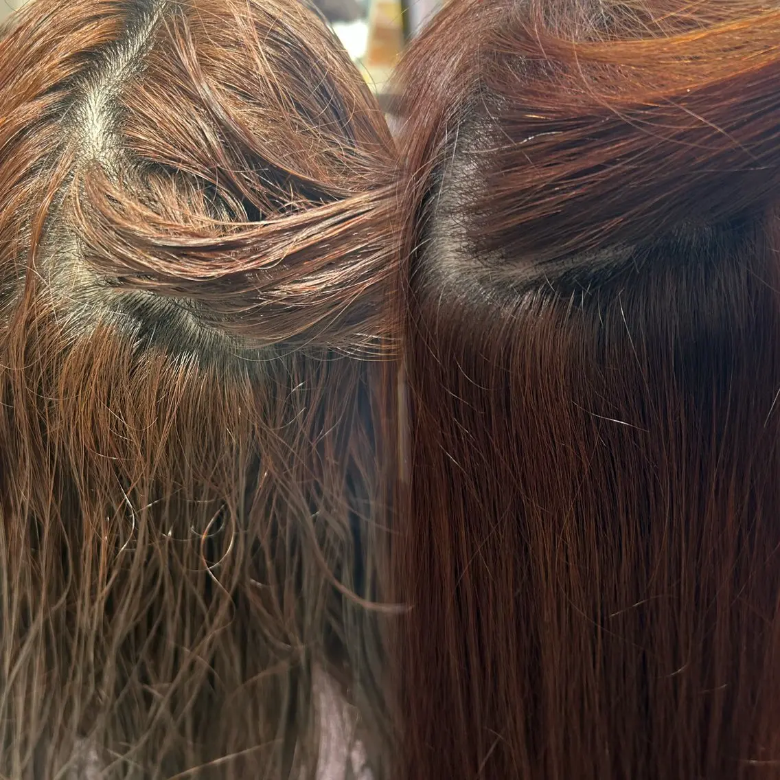 セミロング 縮毛矯正 縮毛矯正 くろだ かなのヘアスタイル