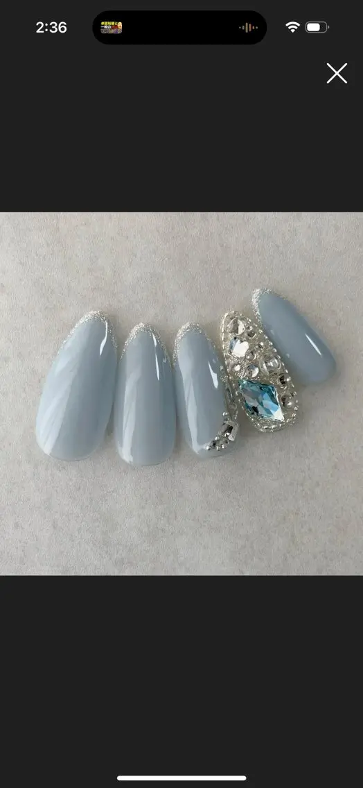 ネイル 長さ出し ジェルネイル マグネットネイル パラジェル シンプルネイル Queeens nailのネイルデザイン