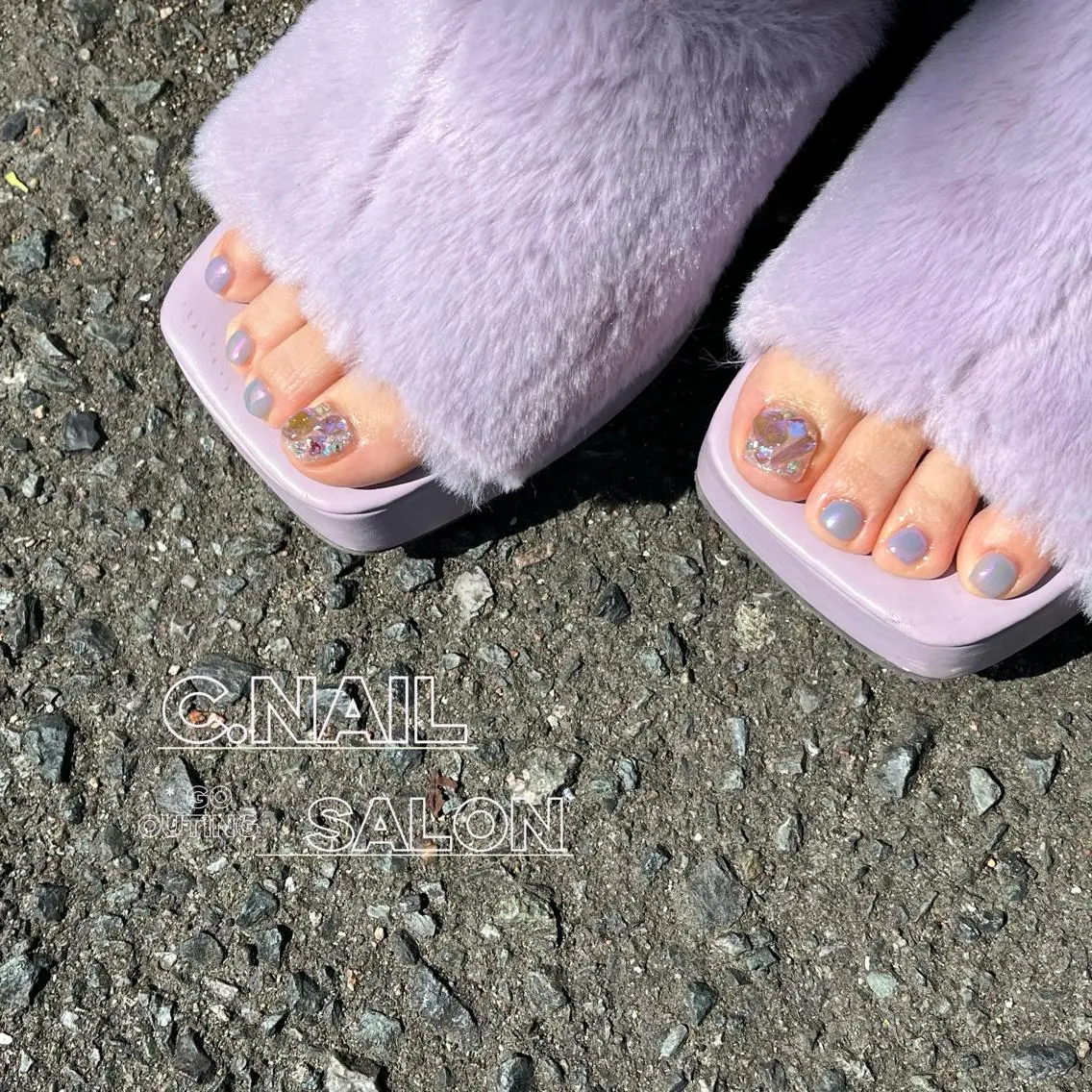 ネイル フットネイル C.Nail &Eyeのネイルデザイン