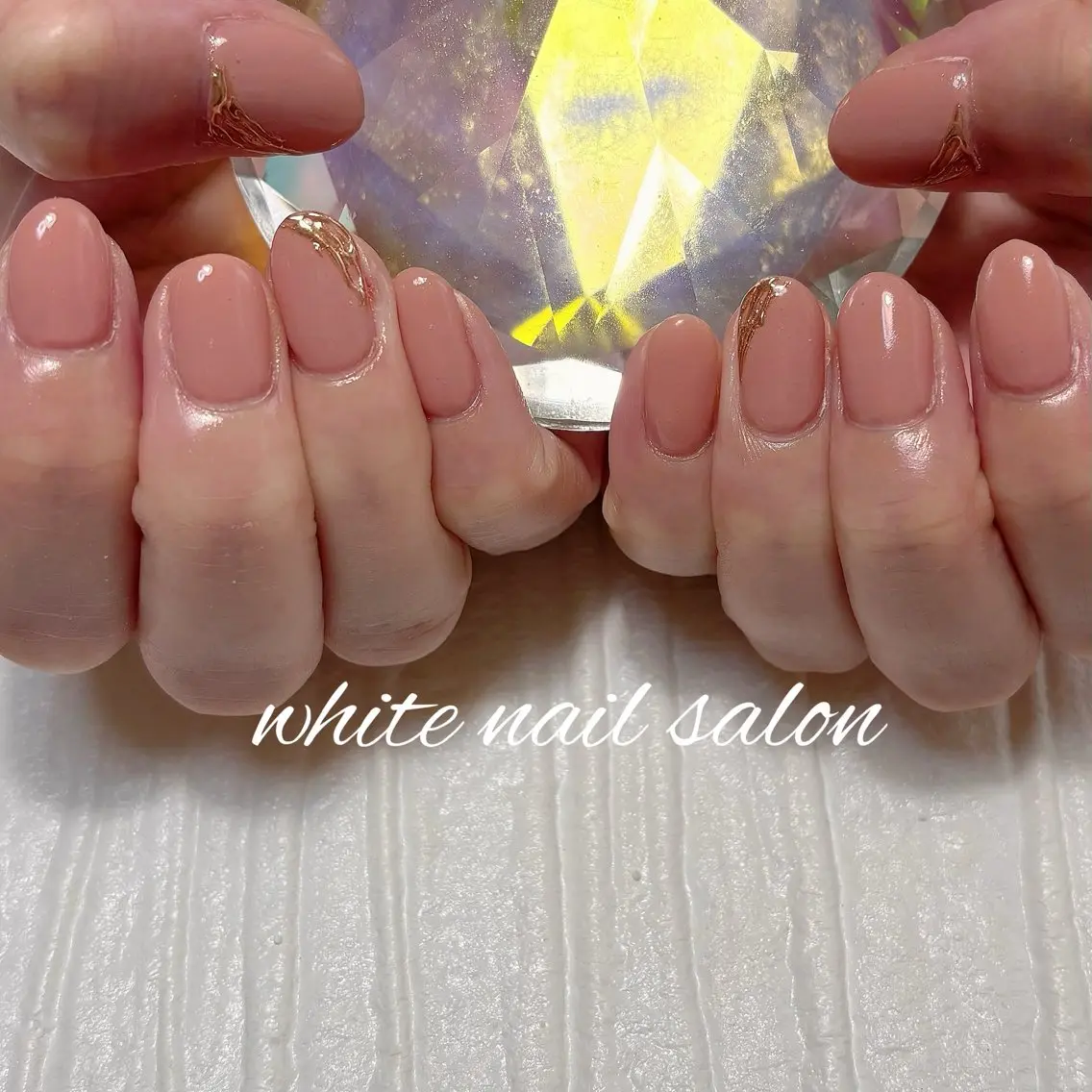 ネイル フットネイル ラメ(グリッター) ハンドネイル white nail salonのネイルデザイン