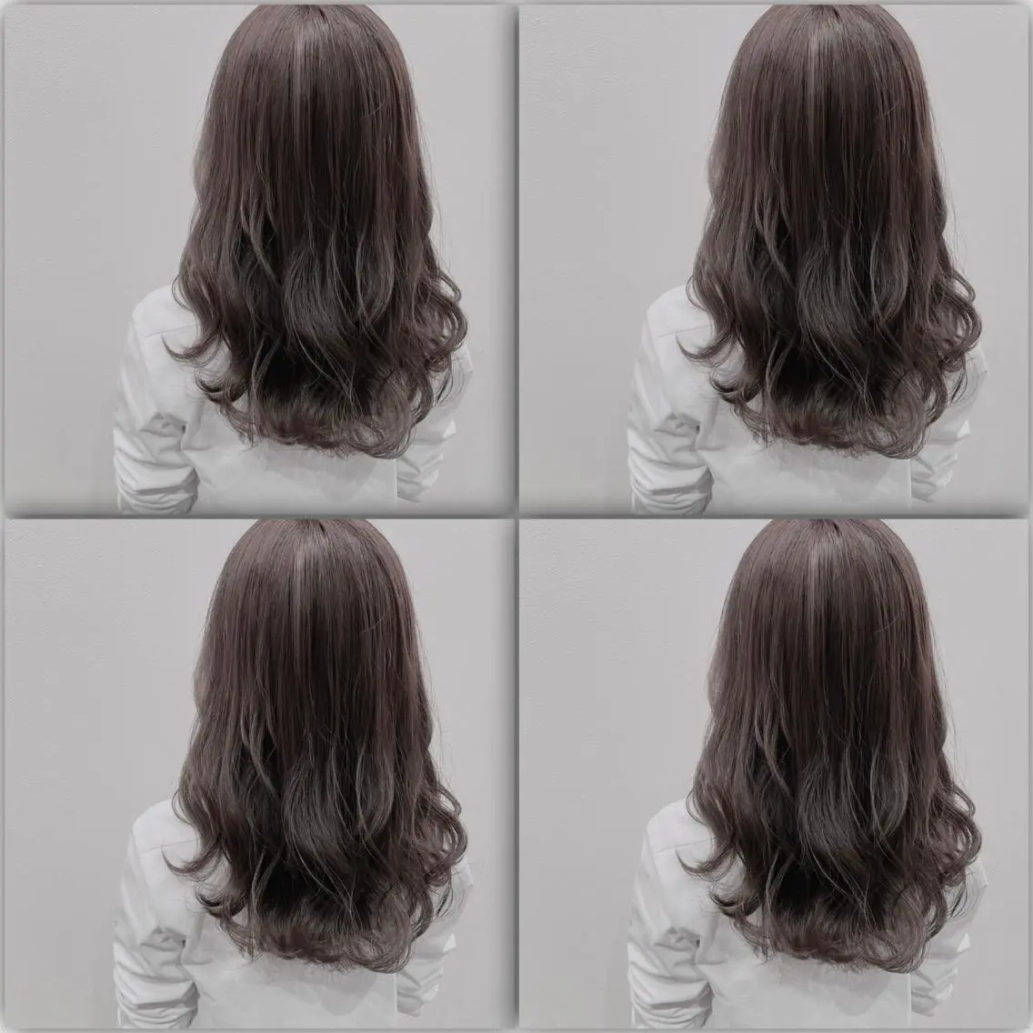 ミディアム カラー レイヤーダブルカラー KYONのヘアスタイル