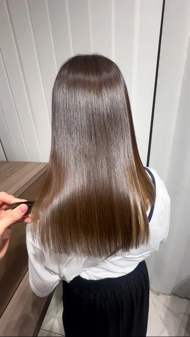 ロング カラー パーマ ブリーチモデル✂︎ カラー特化✨ひかり/のヘアスタイル