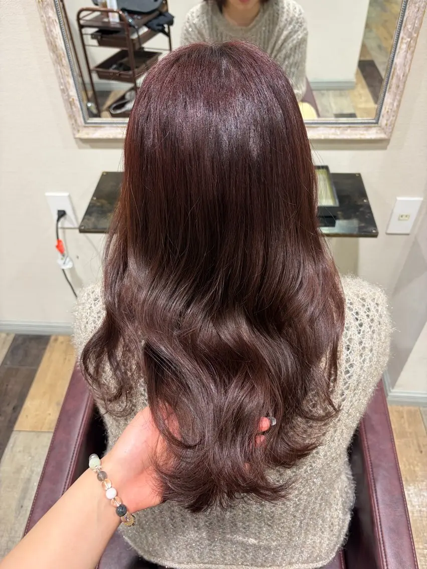 カラー 淡色┊︎ナチュラル 🧁奈那美🧁*.゜のヘアスタイル