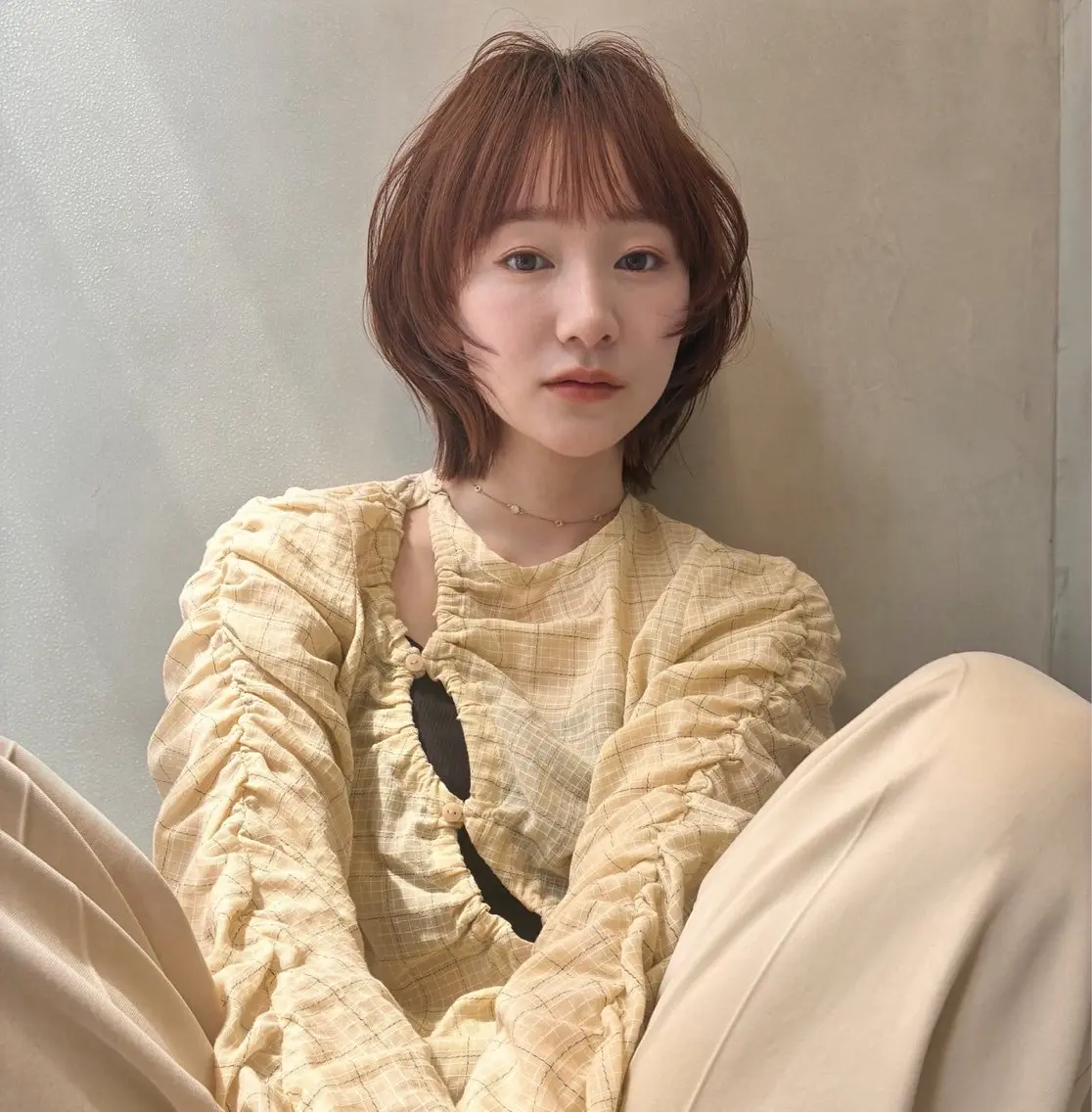 ショート カラー ヘアアレンジ 似合わせ/明るめカ ラー💖harukaのヘアスタイル