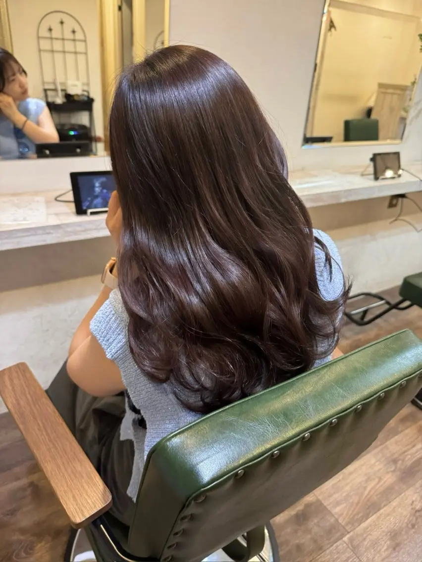 セミロング カラー ラベンダーカラー ヘアカラー m ā l o.🌷 サカモトマイコのヘアスタイル
