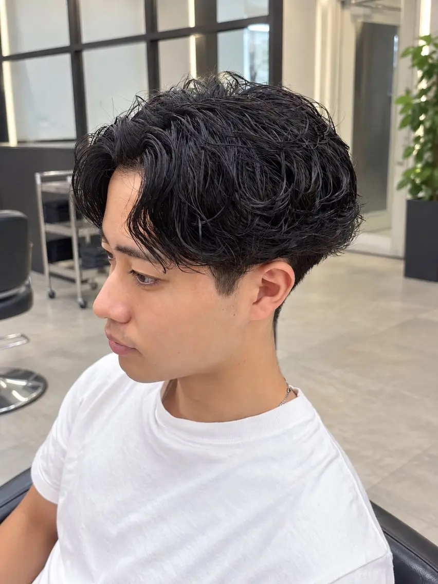 パーマ メンズ メンズパーマ カット パーマ メンズパーマ 山口大輝のヘアスタイル