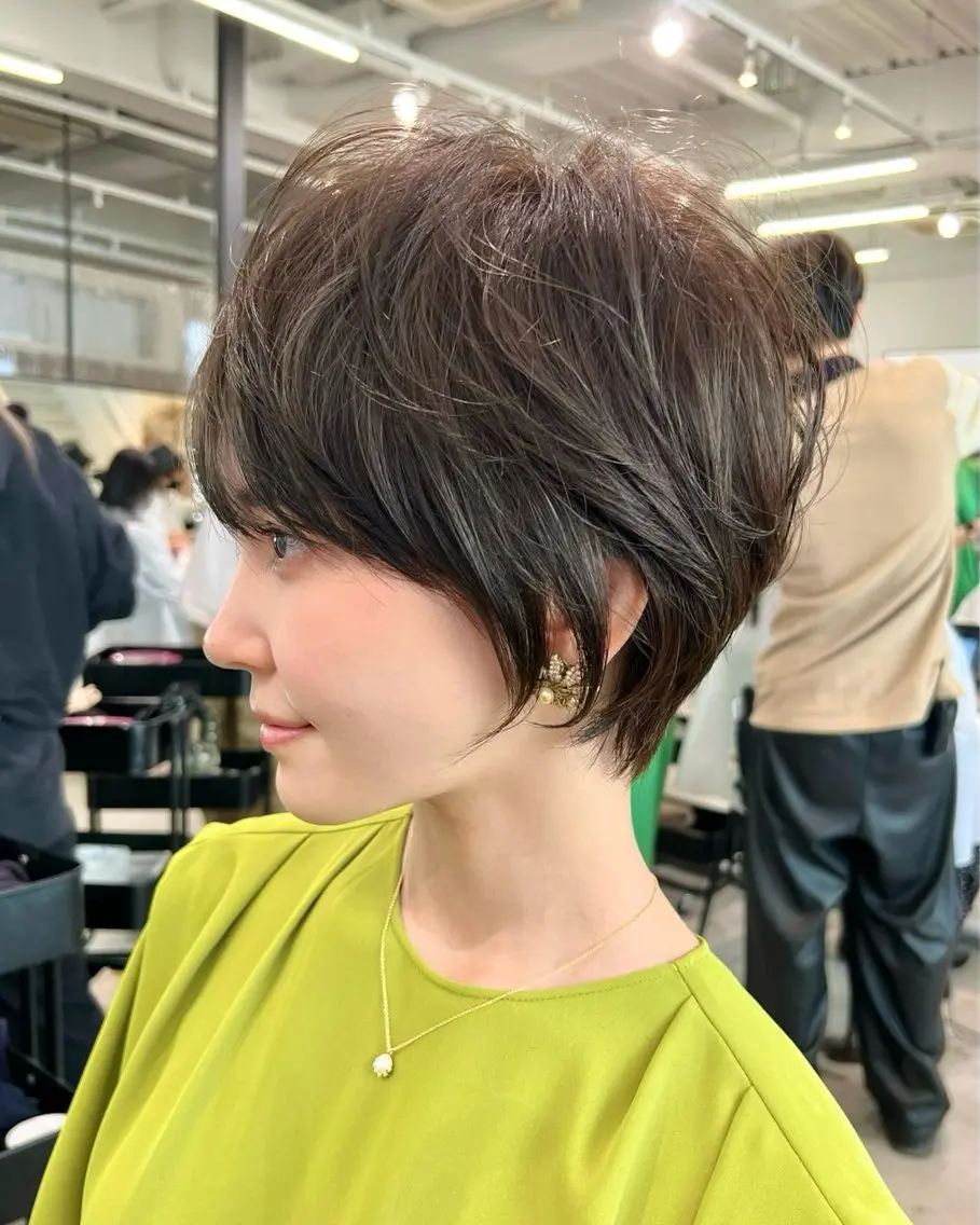 ショート ショートヘア てらしぃ /名古屋美容師のヘアスタイル