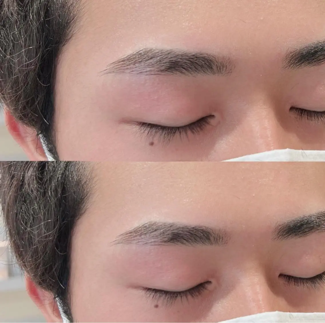 アイブロウ メンズアイブロウ 眉毛ワックス脱毛 平 遥花のマツエク・マツパデザイン