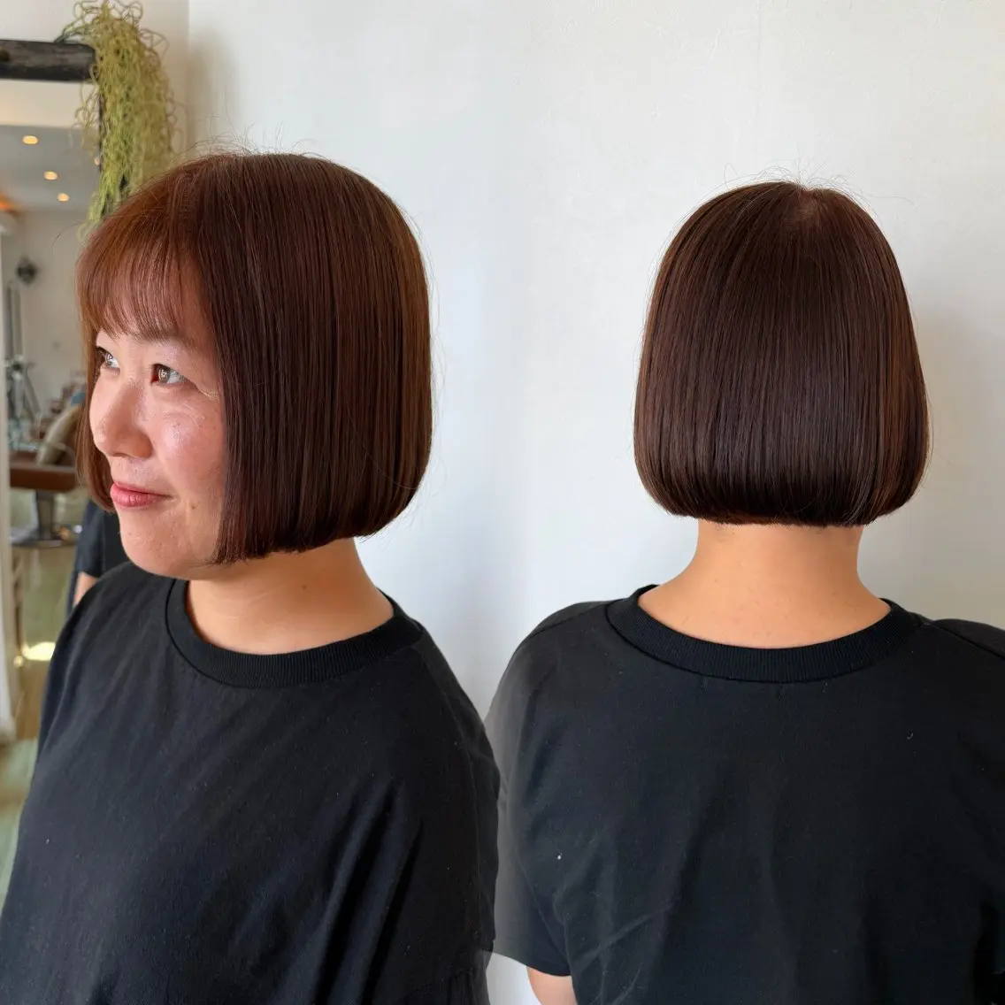 ショート カラー ボブ 金丸 琳のヘアスタイル