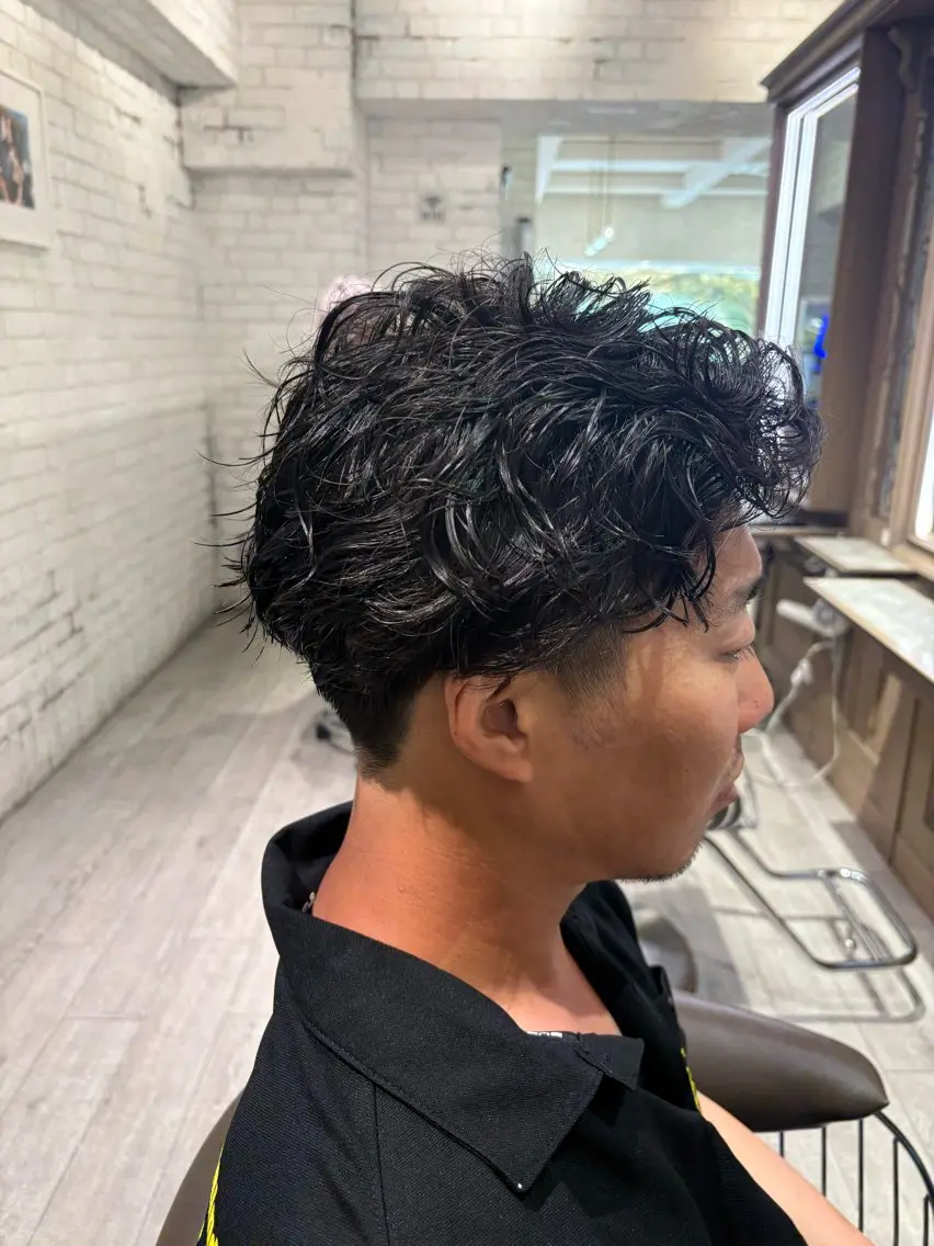 パーマ 篠原 葉奈未のヘアスタイル