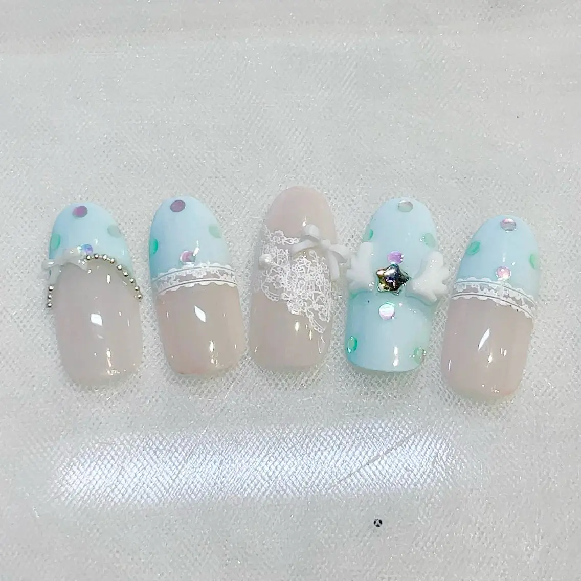 ネイル アートネイル 長さ出し ワンカラーネイル ハンドネイル hana_lala _ange🍓💫のネイルデザイン