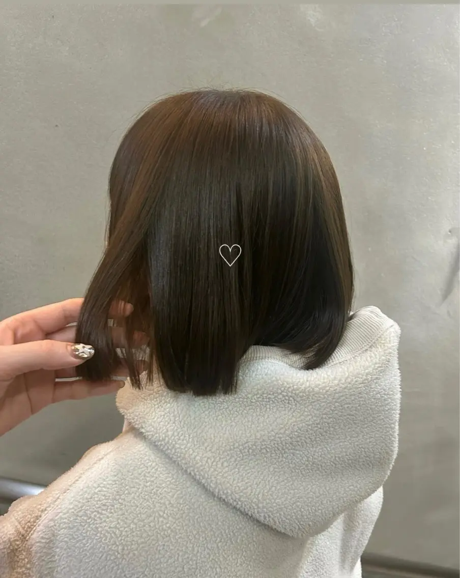 ショート カラー ベージュカラー ブリーチ ブリーチなしカラー ボブ 透明感カラー/西梅田 / nagisa🦋のヘアスタイル