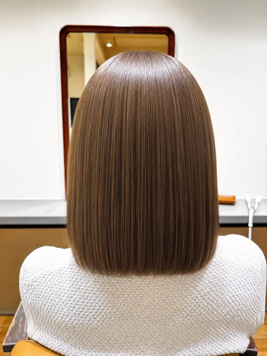カラー CLAPSコハク モデル募集のヘアスタイル